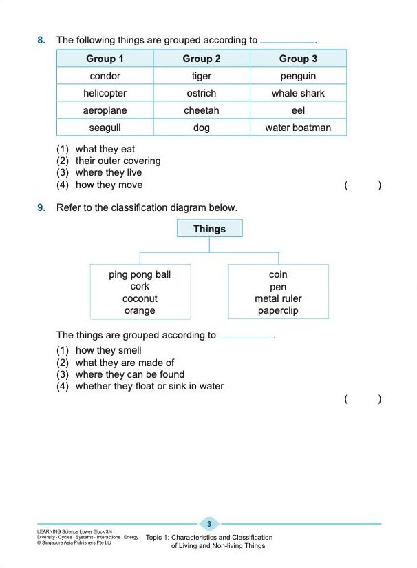 LEARNING SCIENCE Diversity . Cycles . Systems . Interactions . Energy LOWER BLOCK 3/4