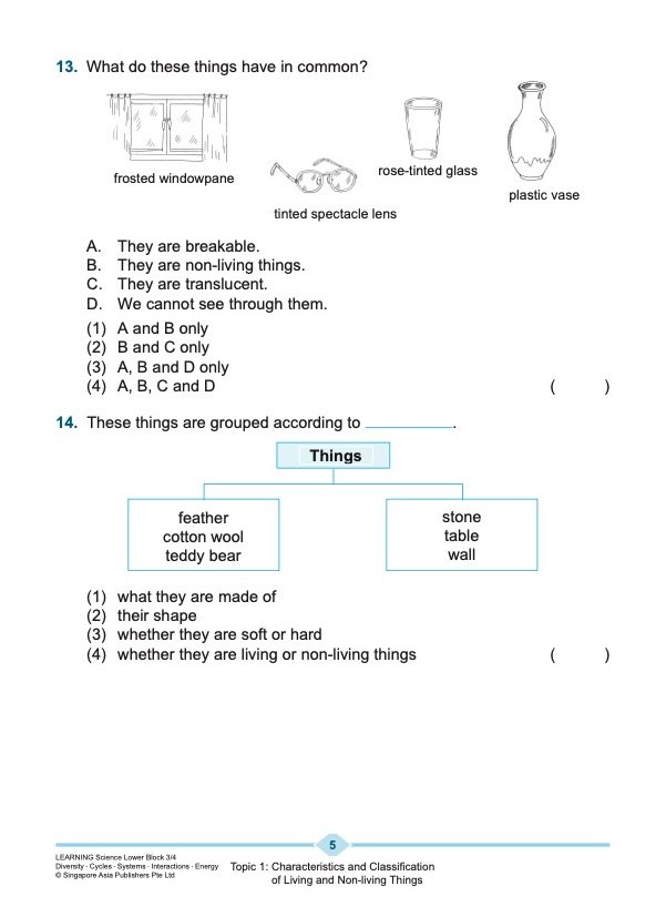 LEARNING SCIENCE Diversity . Cycles . Systems . Interactions . Energy LOWER BLOCK 3/4