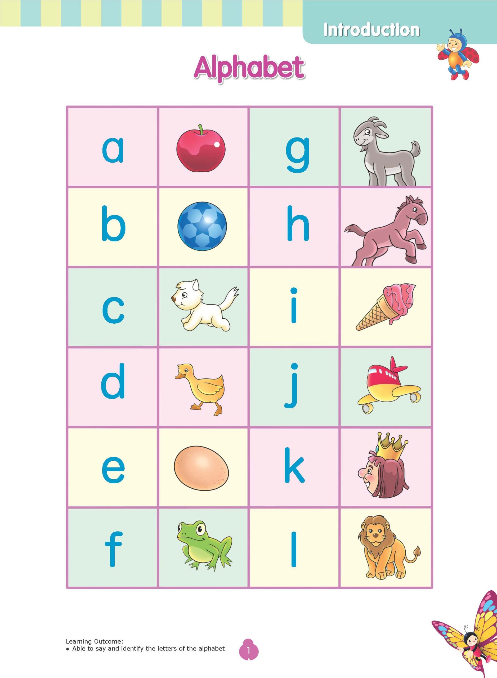 Rainbow English Lesson Book Kindergarten 1A