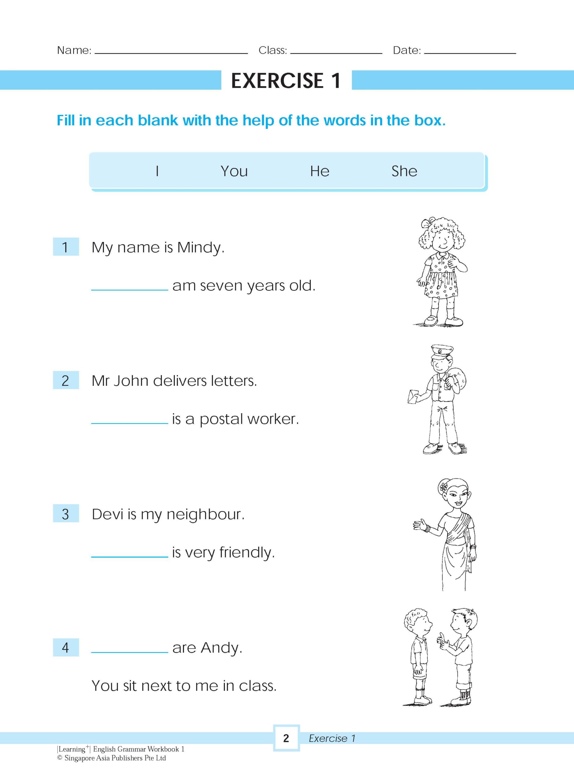LEARNING+ ENGLISH GRAMMAR Workbook 1