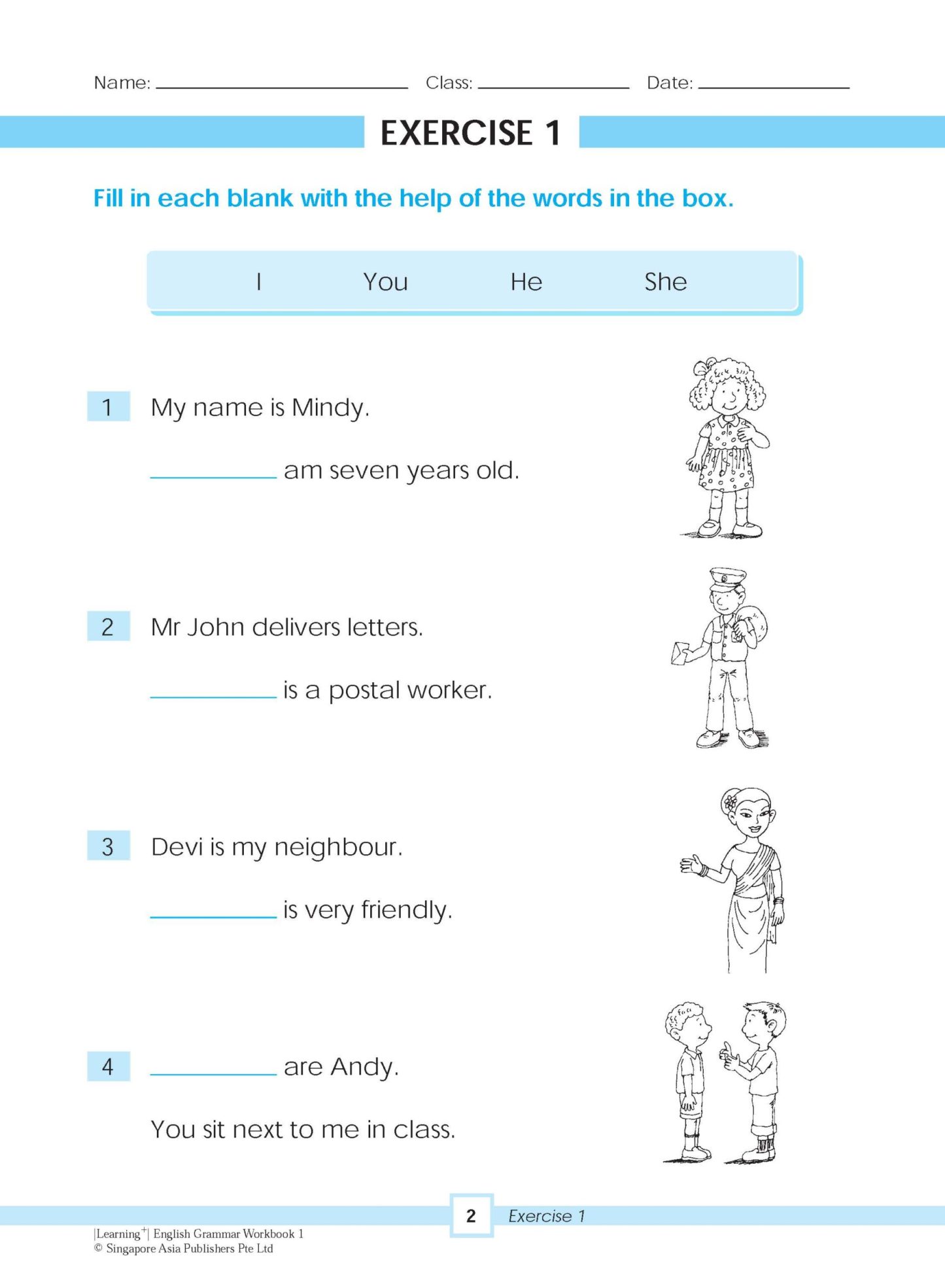 LEARNING+ ENGLISH GRAMMAR Workbook 1