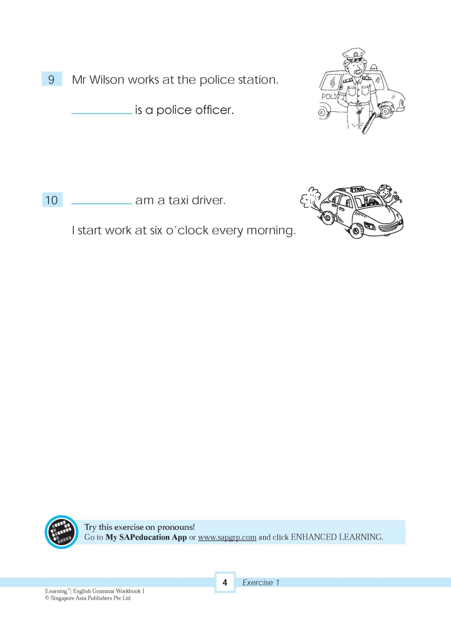 LEARNING+ ENGLISH GRAMMAR Workbook 1