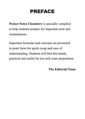 Pocket Notes Chemistry