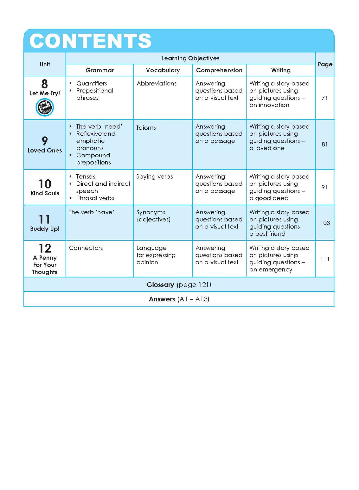 LEARNING ENGLISH Workbook 6