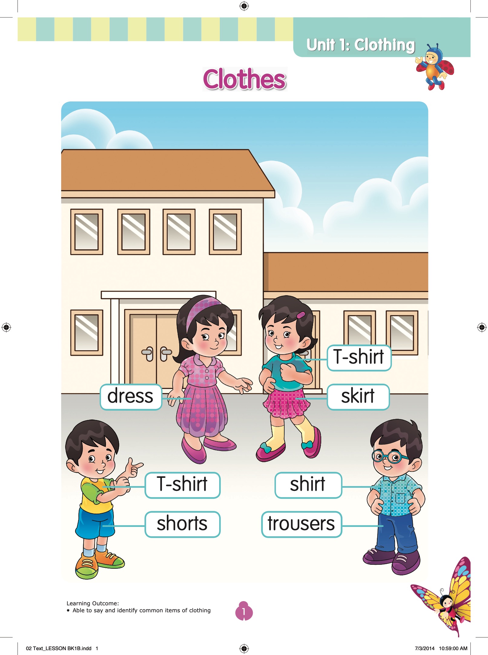 Rainbow English Lesson Book Kindergarten 1B