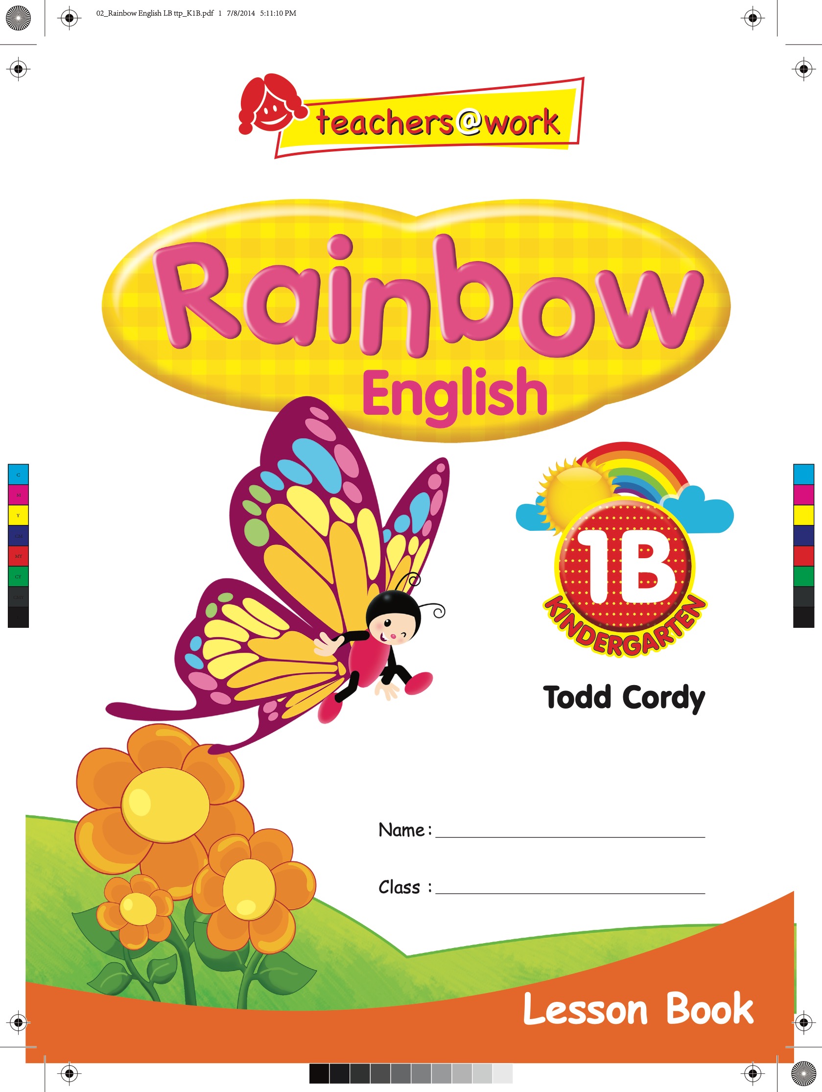 Rainbow English Lesson Book Kindergarten 1B