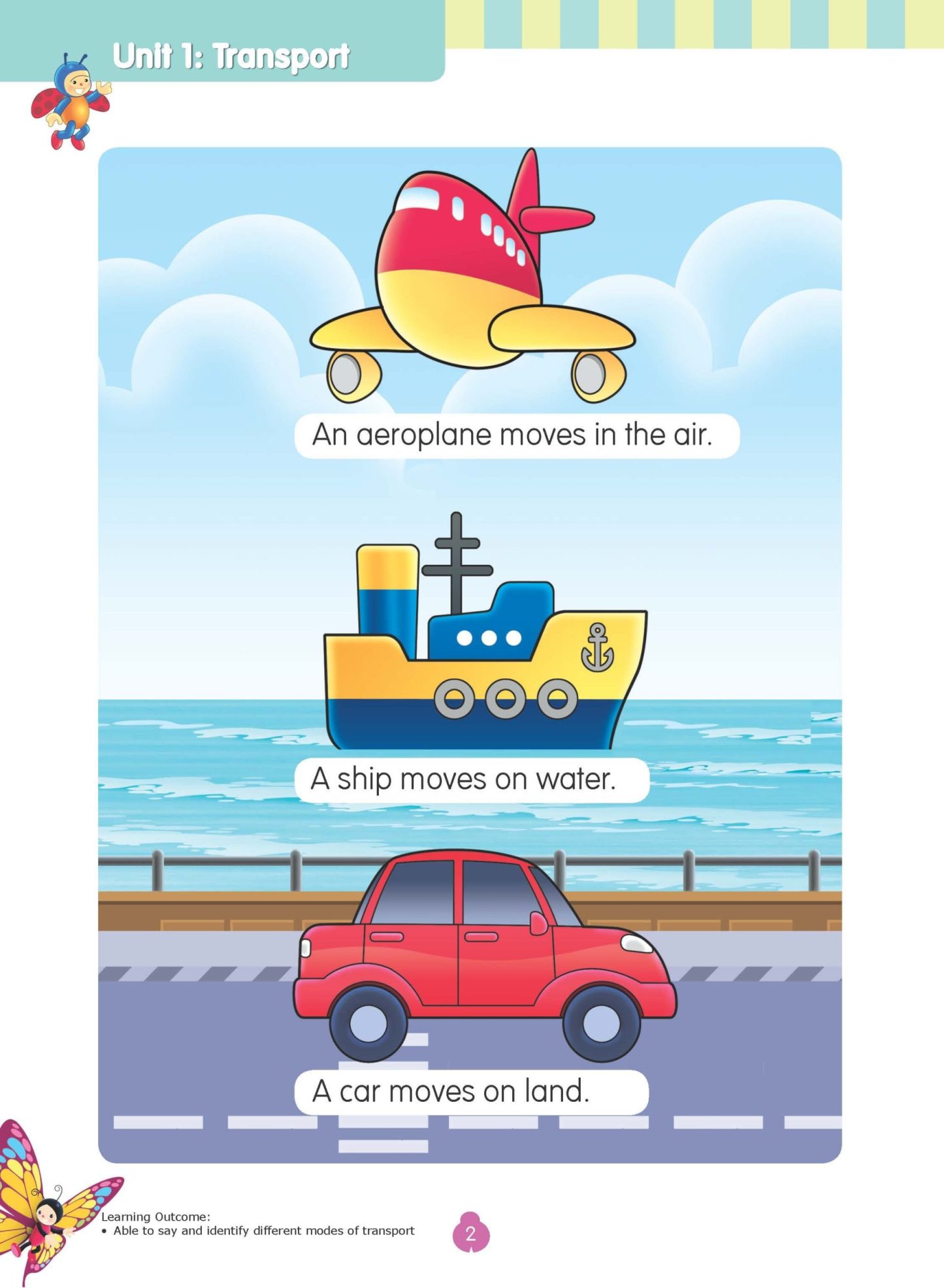 Rainbow English Lesson Book Kindergarten 2A