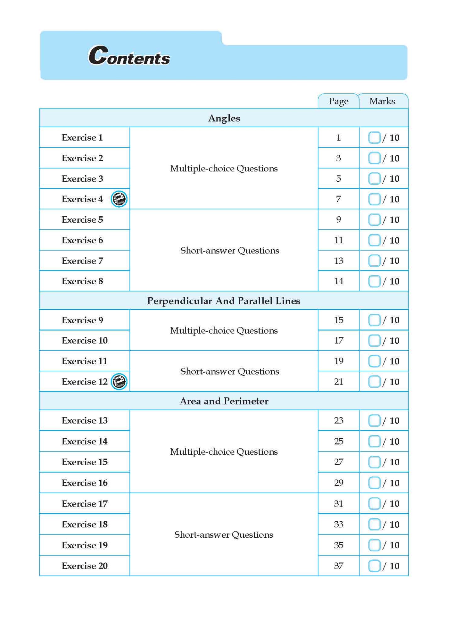 Conquer Mathematics Geometry . Area and Perimeter . Money . Graphs Workbook 4