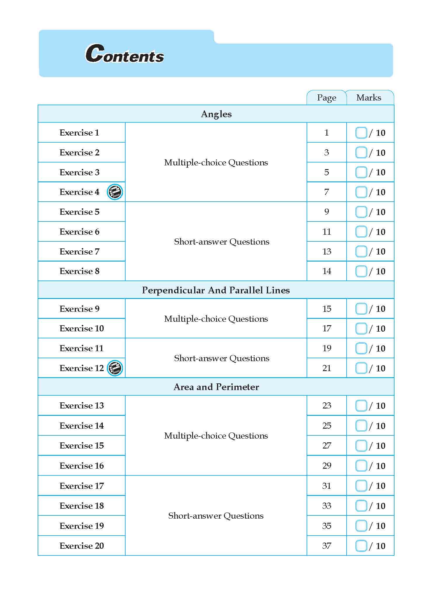 Conquer Mathematics Geometry . Area and Perimeter . Money . Graphs Workbook 4