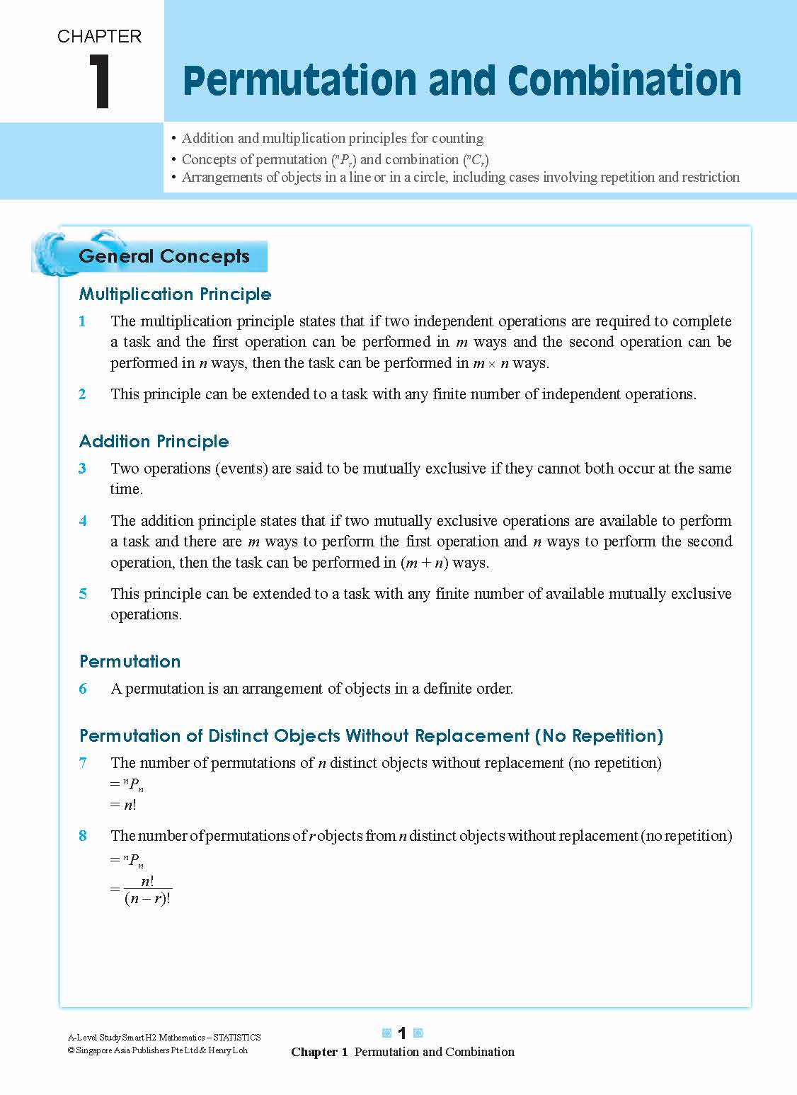 A-Level STUDY SMART H2 Mathematics Statistics