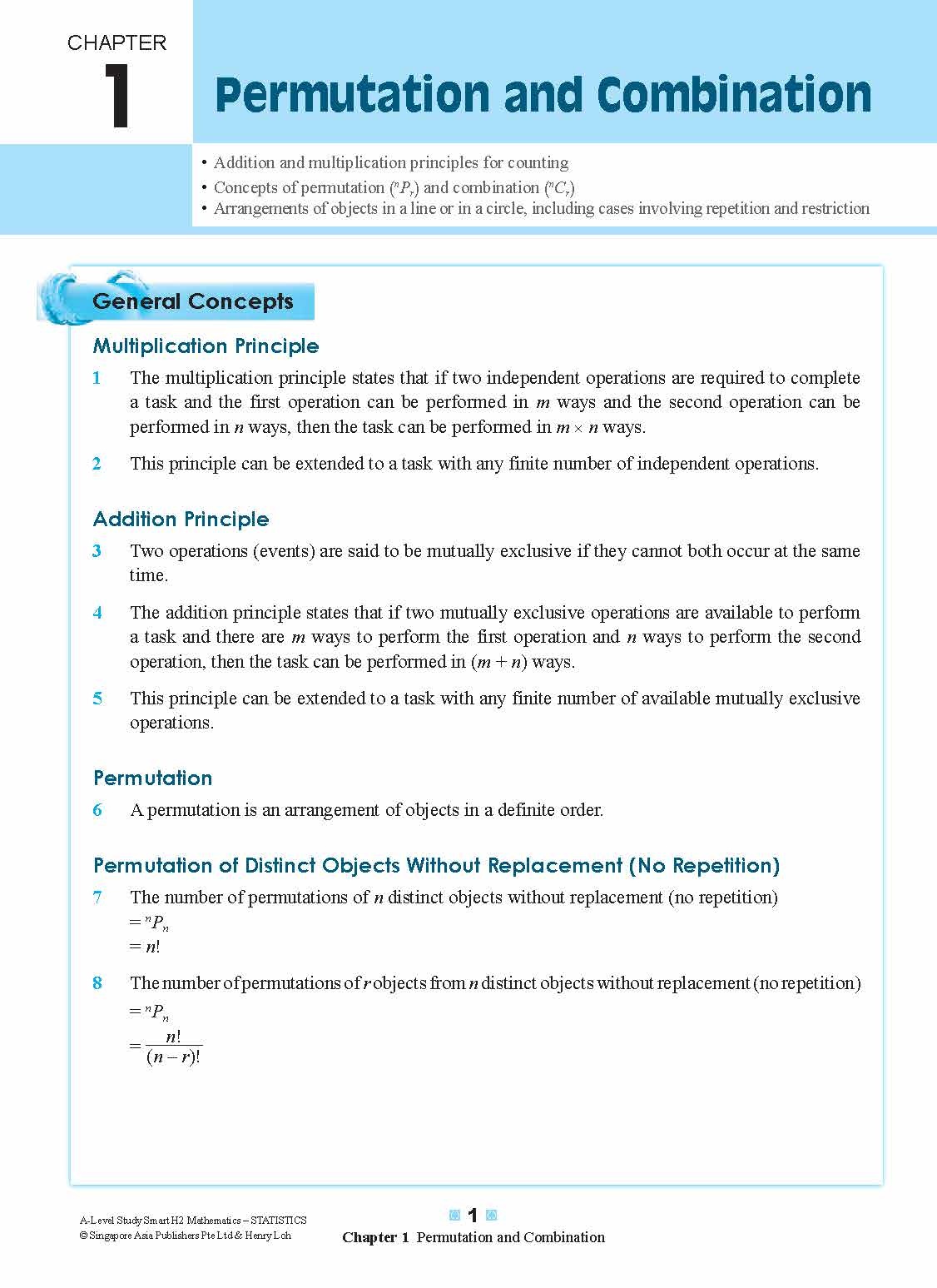 A-Level STUDY SMART H2 Mathematics Statistics