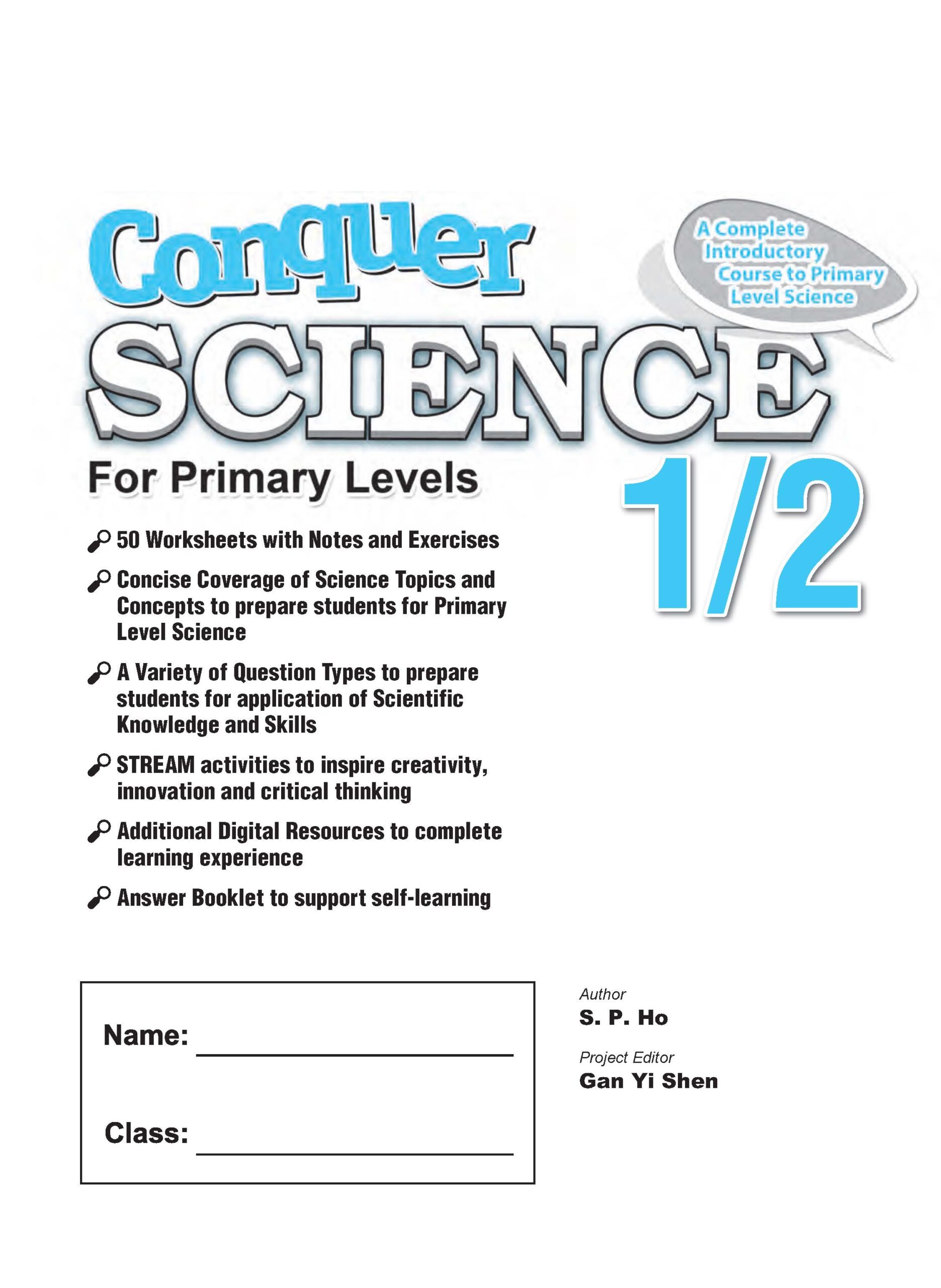 Conquer SCIENCE For Primary Levels 1/2