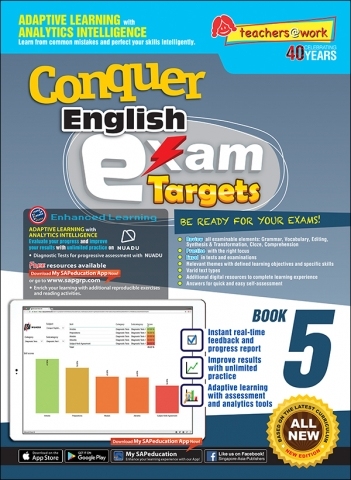 Conquer English exam Targets Book 5 + NUADU