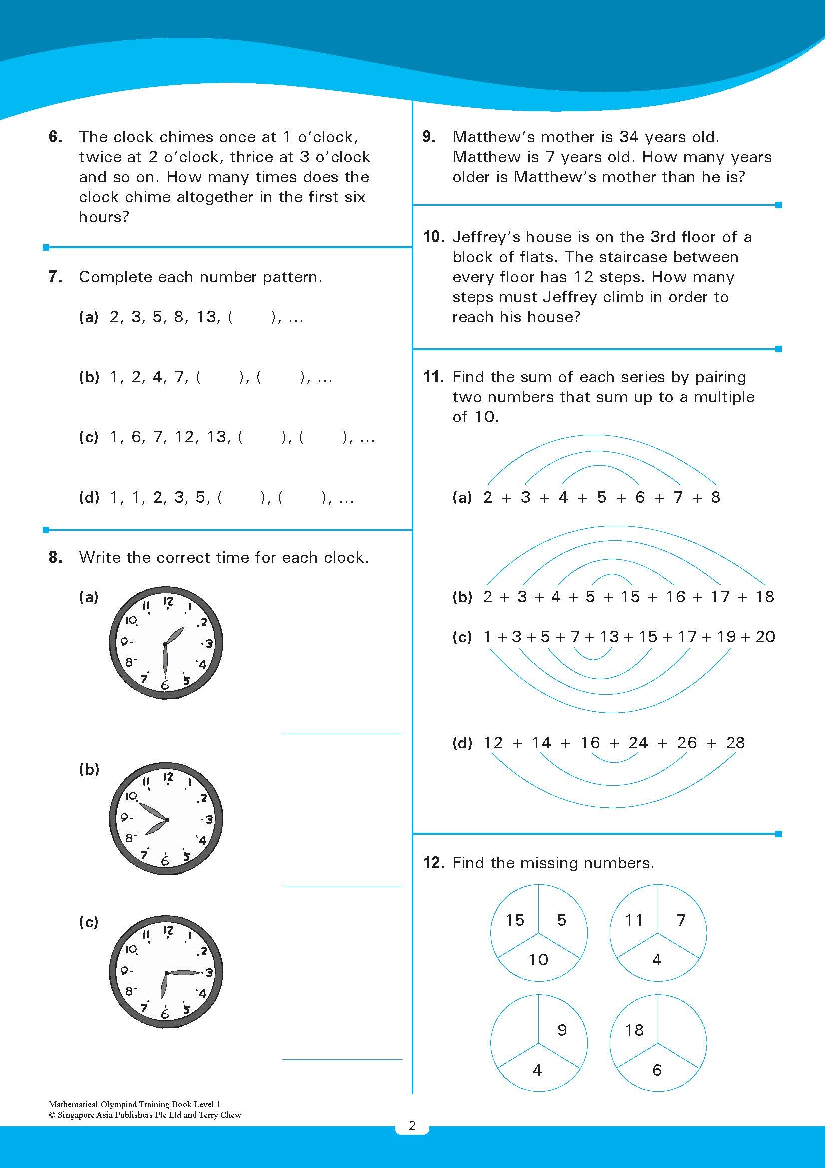 MATHEMATICAL OLYMPIAD TRAINING BOOK LEVEL 1 (7-8 years)