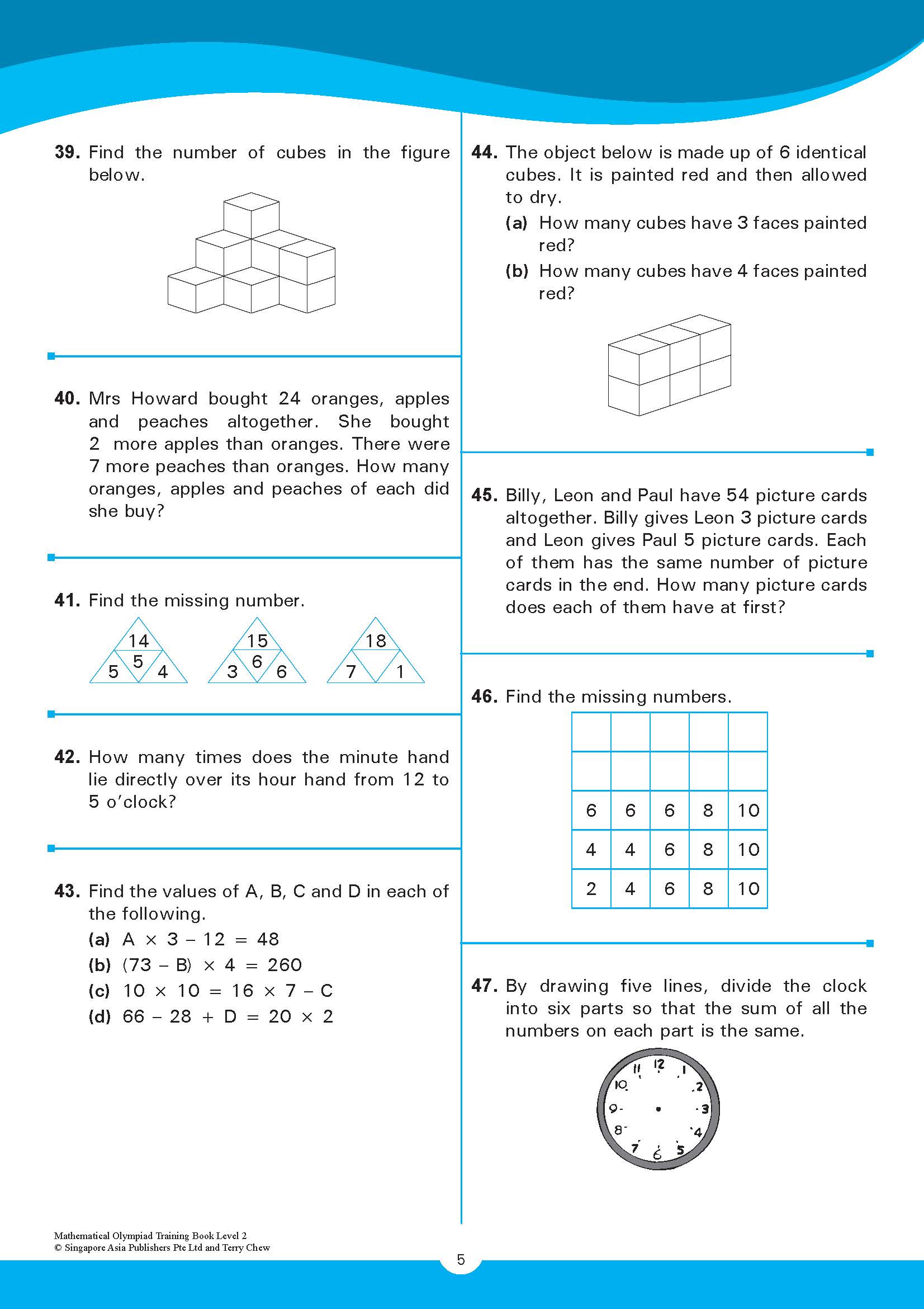 MATHEMATICAL OLYMPIAD TRAINING BOOK LEVEL 2 (8-9 years)