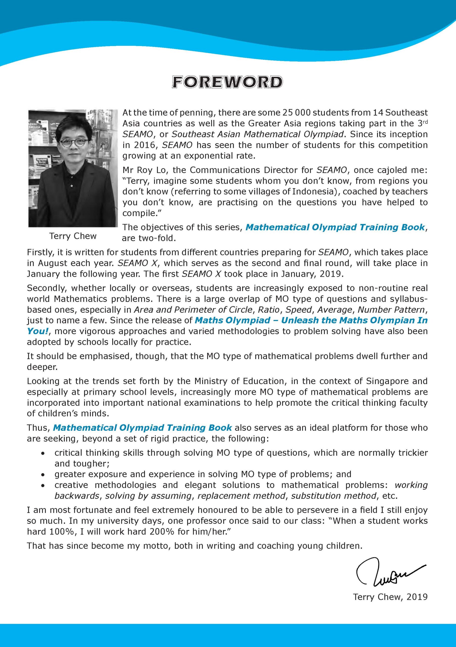 MATHEMATICAL OLYMPIAD TRAINING BOOK LEVEL 4 (10-11 years)