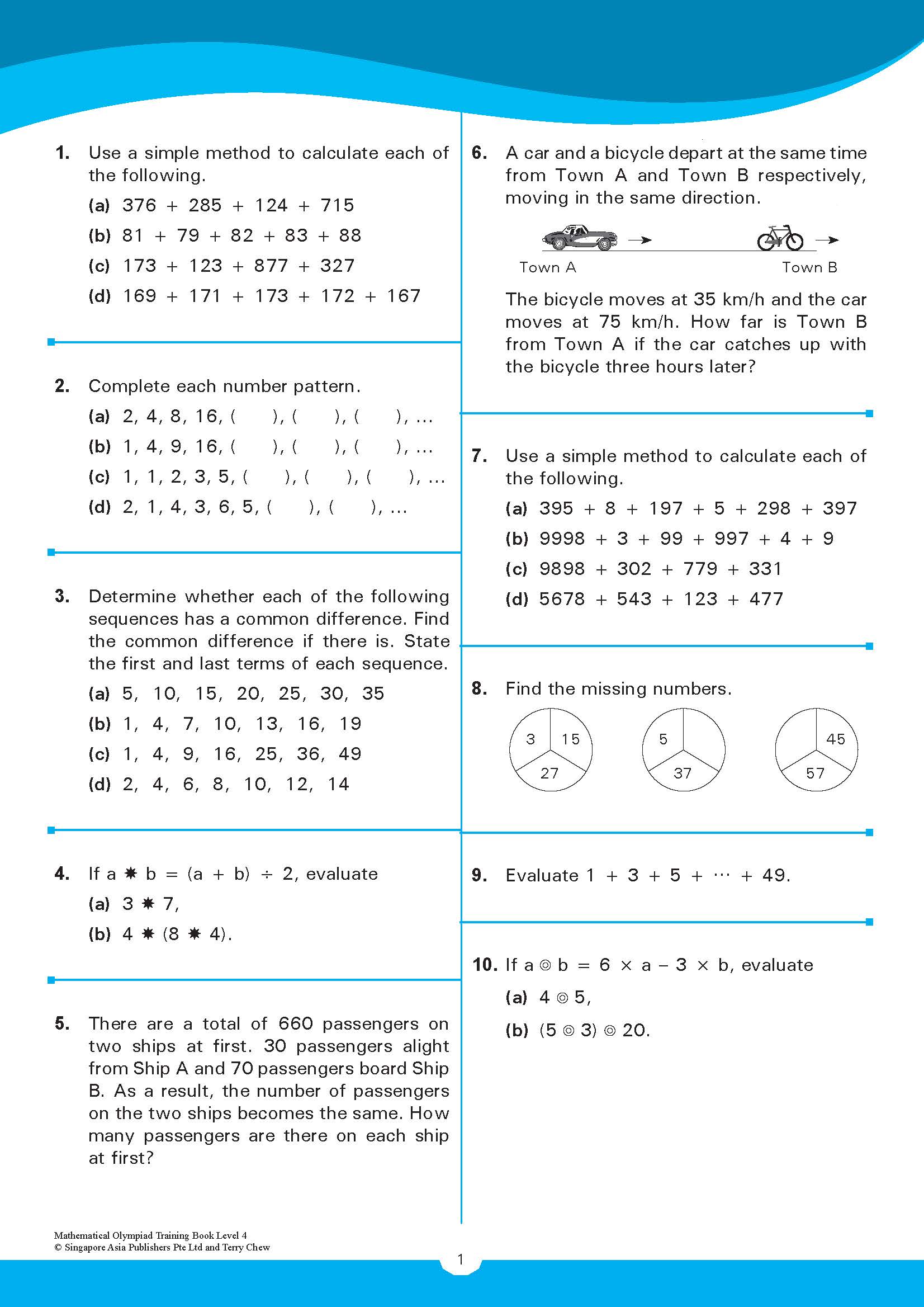 MATHEMATICAL OLYMPIAD TRAINING BOOK LEVEL 4 (10-11 years)