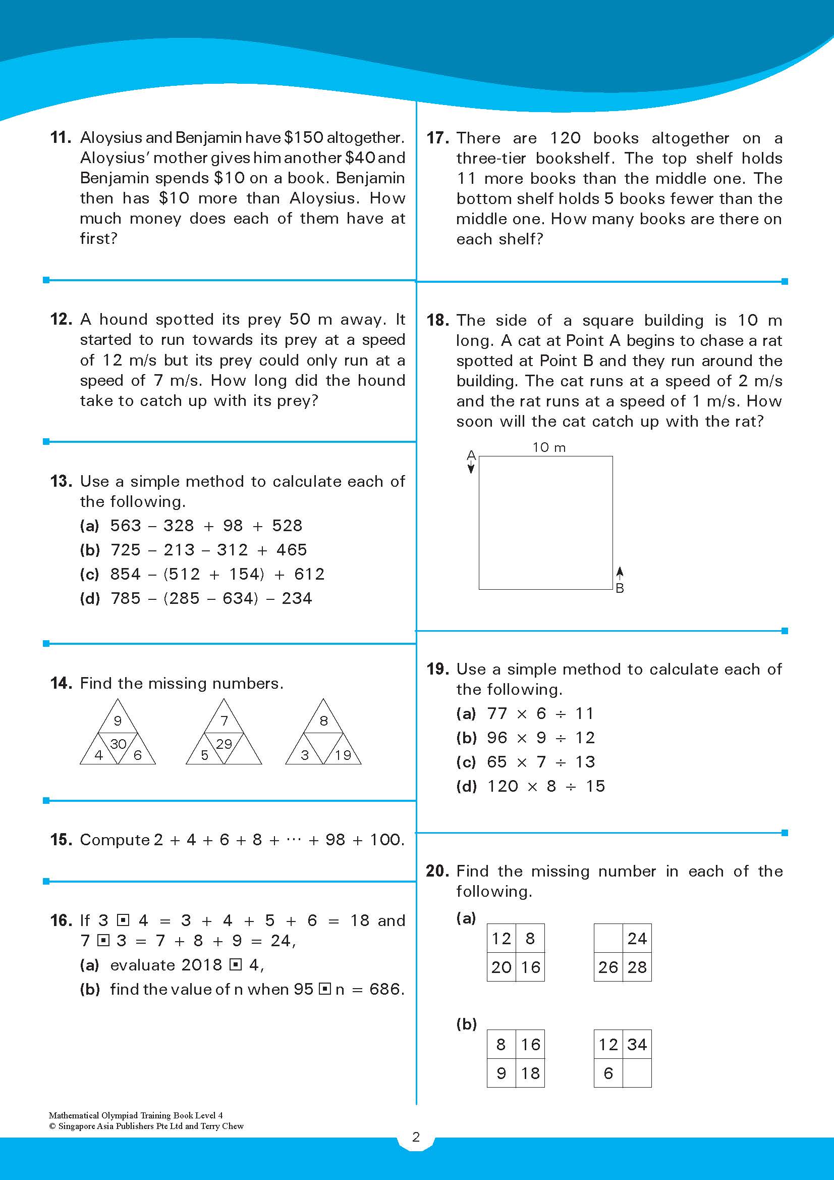MATHEMATICAL OLYMPIAD TRAINING BOOK LEVEL 4 (10-11 years)