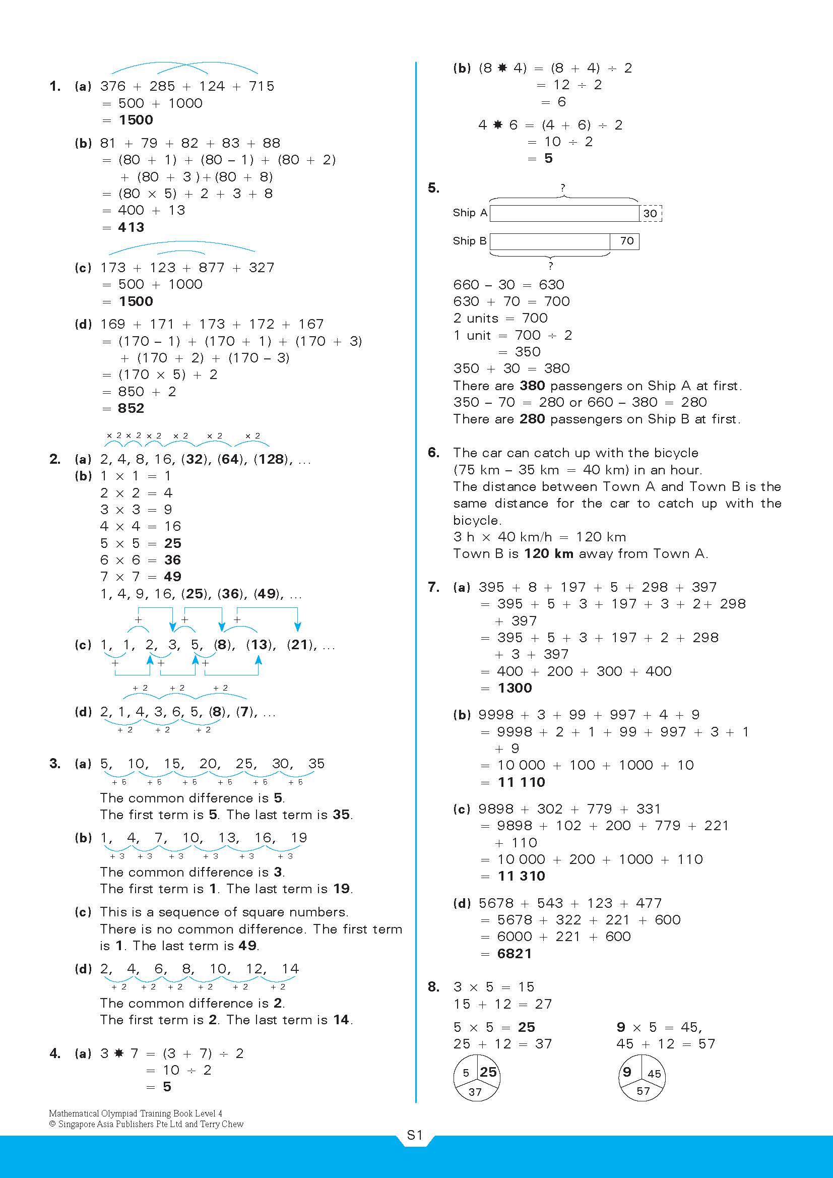 MATHEMATICAL OLYMPIAD TRAINING BOOK LEVEL 4 (10-11 years)