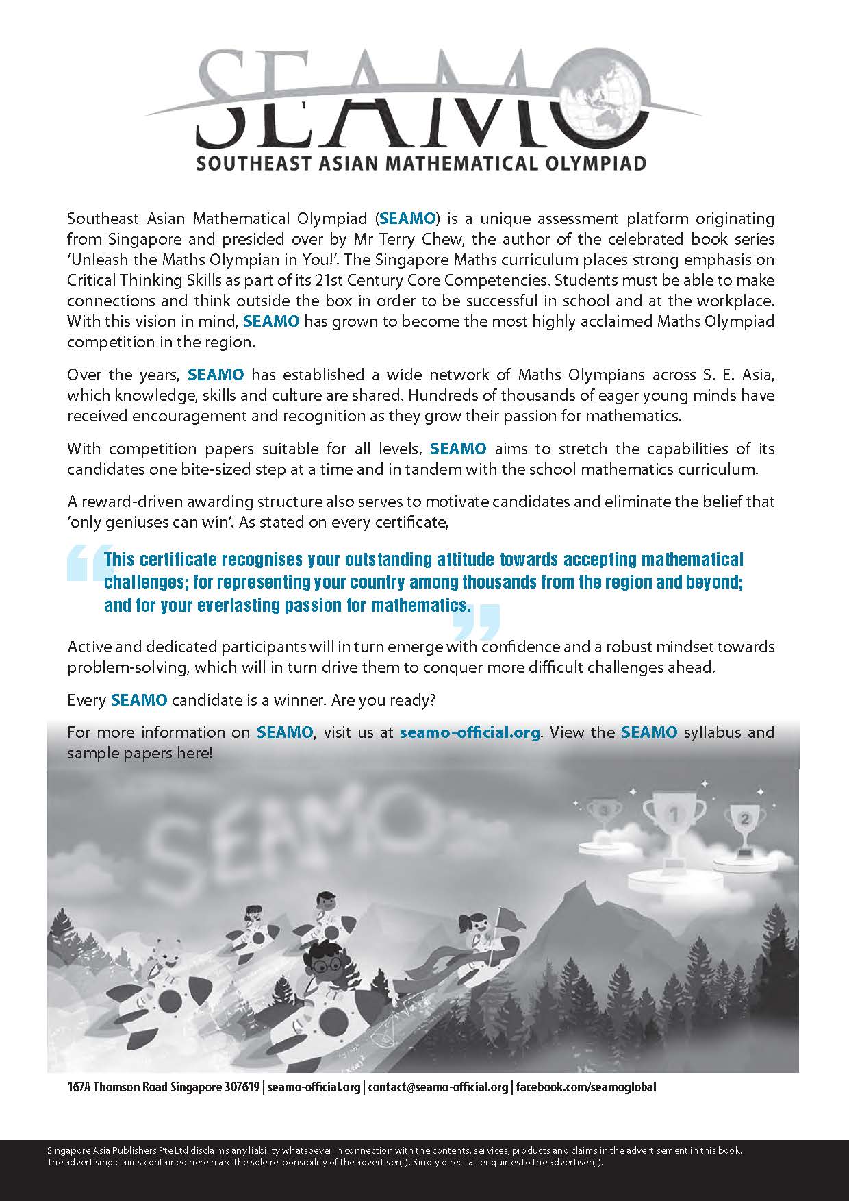 MATHEMATICAL OLYMPIAD TRAINING BOOK LEVEL 6 (12-13 years)