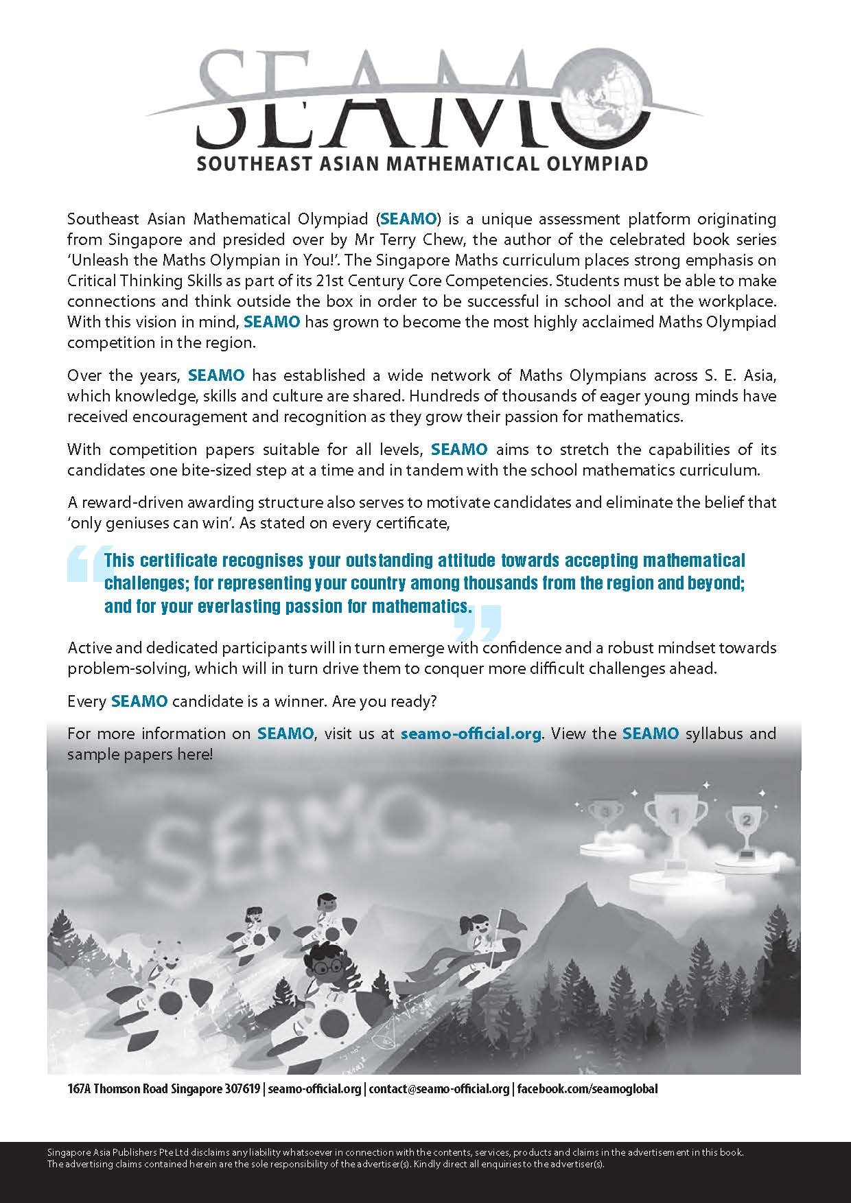 MATHEMATICAL OLYMPIAD TRAINING BOOK LEVEL 6 (12-13 years)