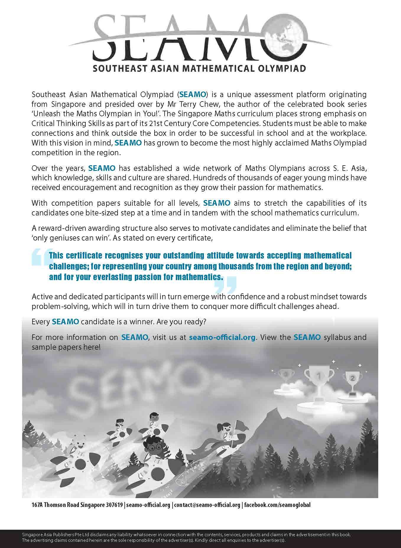 Maths Olympiad The Next Lap (Lower Secondary)