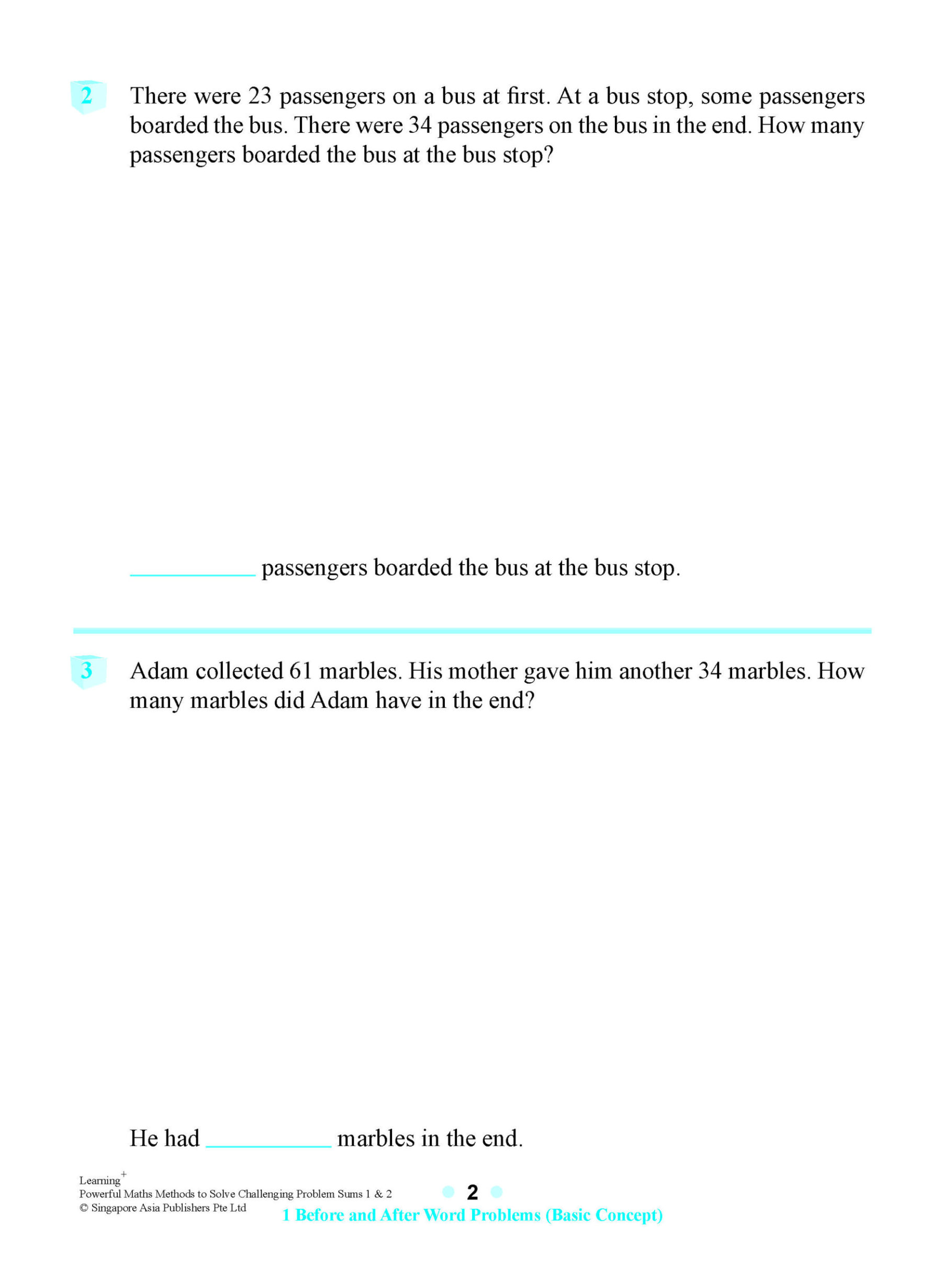 LEARNING+ Powerful Maths Methods to Solve Challenging Problem Sums Primary 1&2