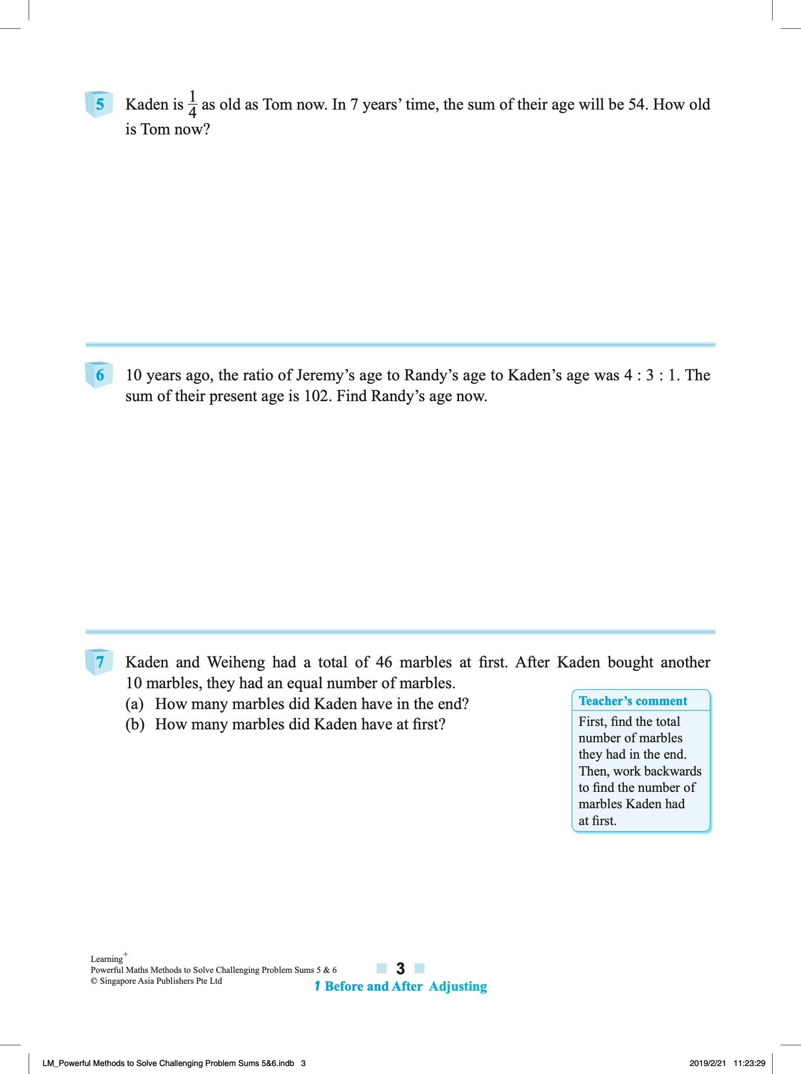 LEARNING+ Powerful Maths Methods to Solve Challenging Problem Sums Primary 5&6