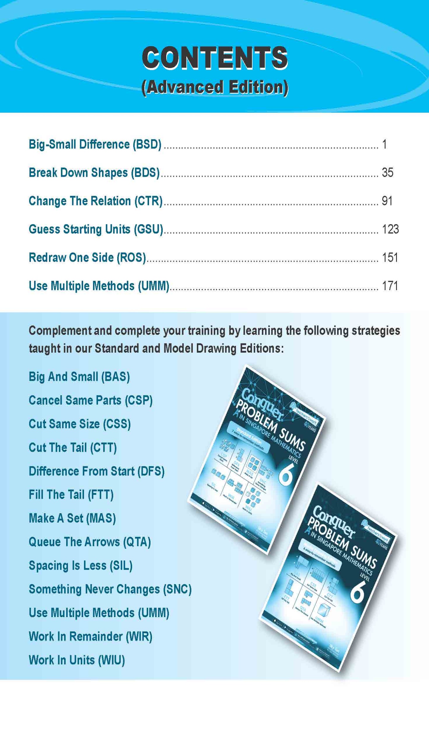 Conquer PROBLEM SUMS (Advanced Edition) Level 6