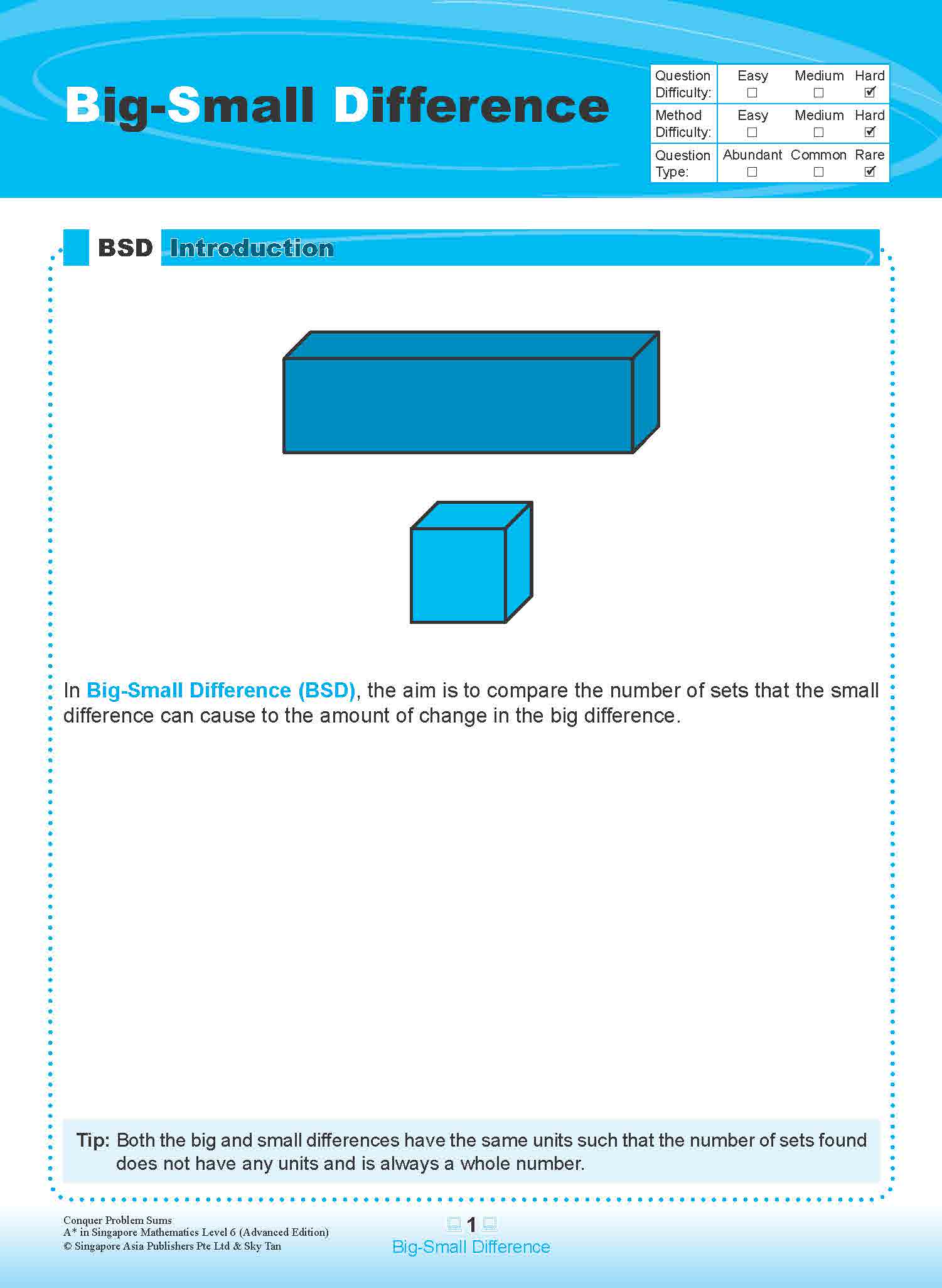 Conquer PROBLEM SUMS (Advanced Edition) Level 6