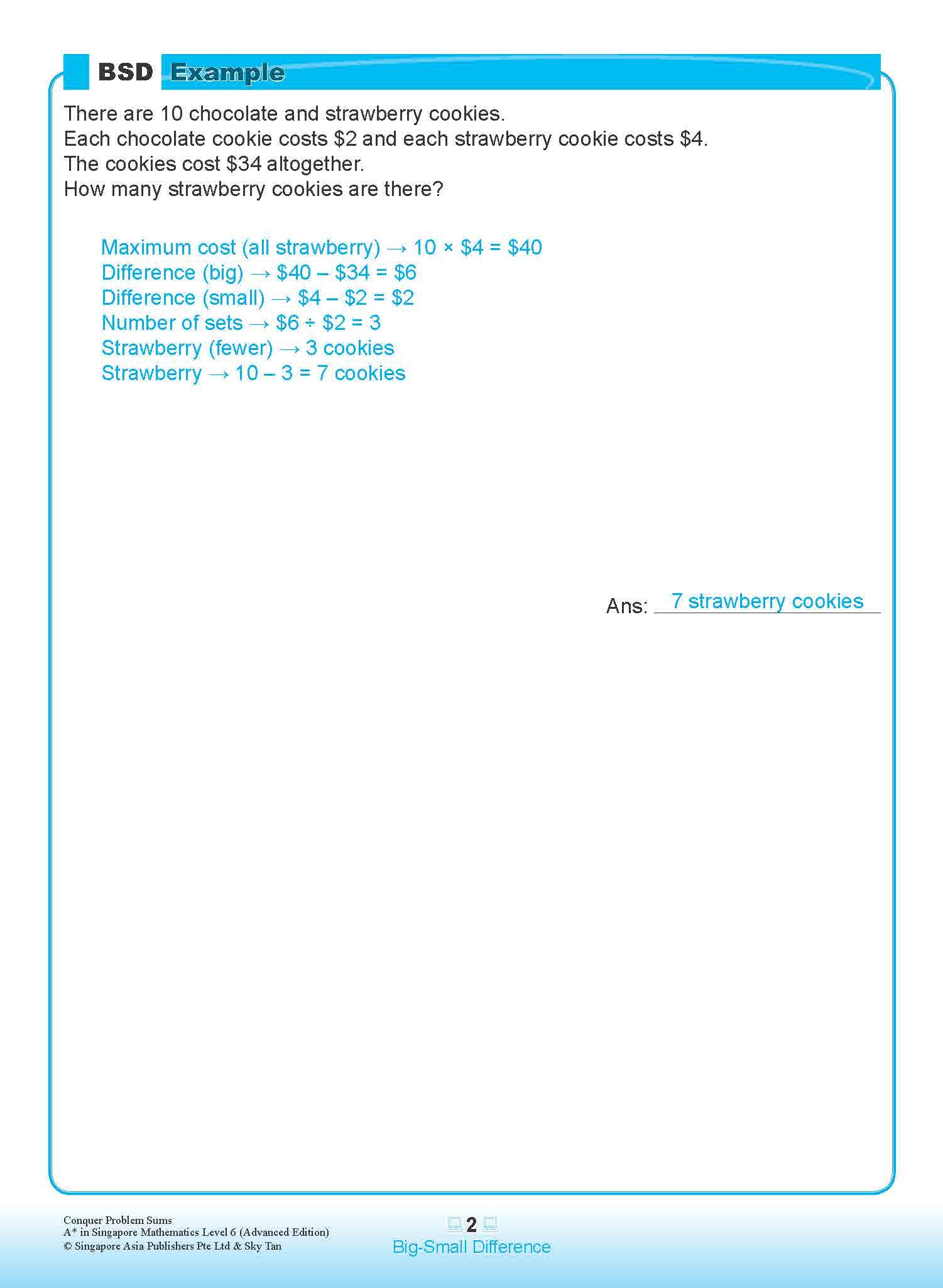 Conquer PROBLEM SUMS (Advanced Edition) Level 6