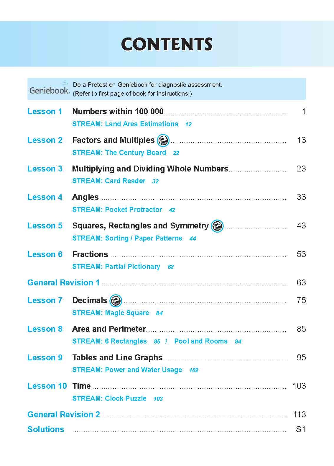 Mathematics Lessons Workbook 4