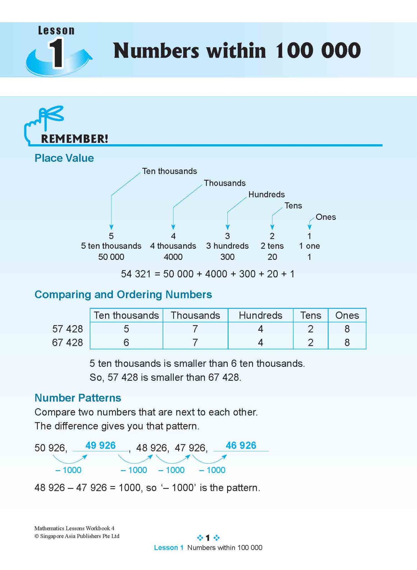 Mathematics Lessons Workbook 4