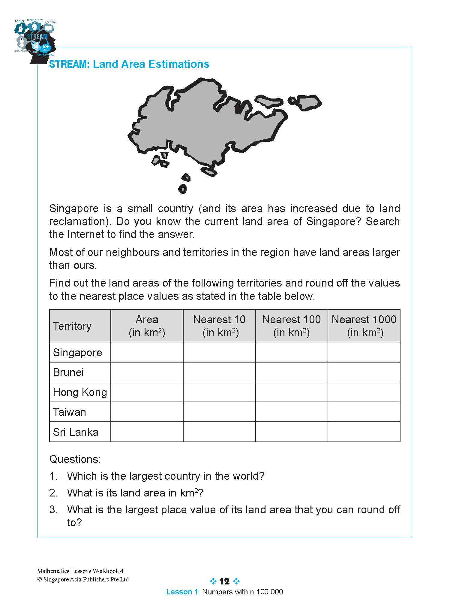 Mathematics Lessons Workbook 4