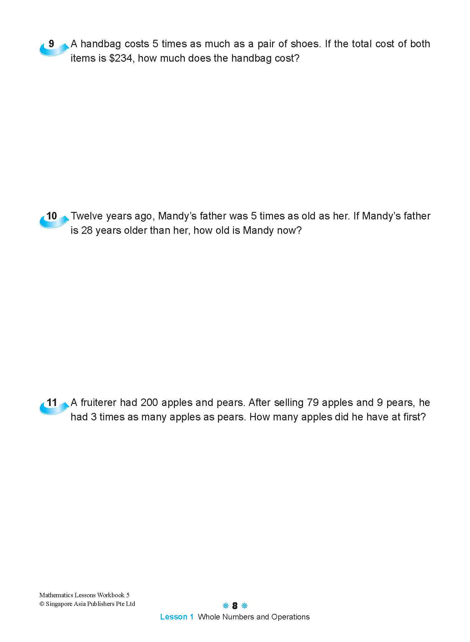 Mathematics Lessons Workbook 5