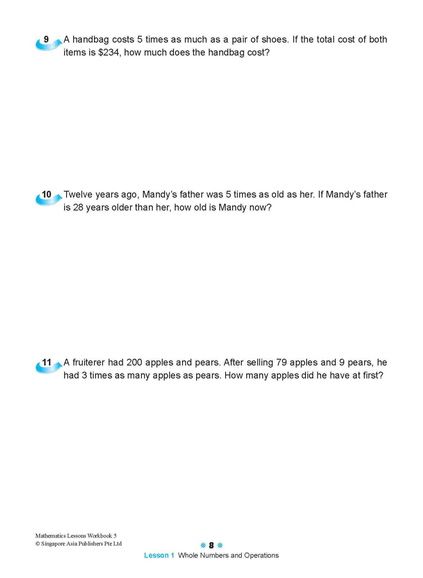 Mathematics Lessons Workbook 5