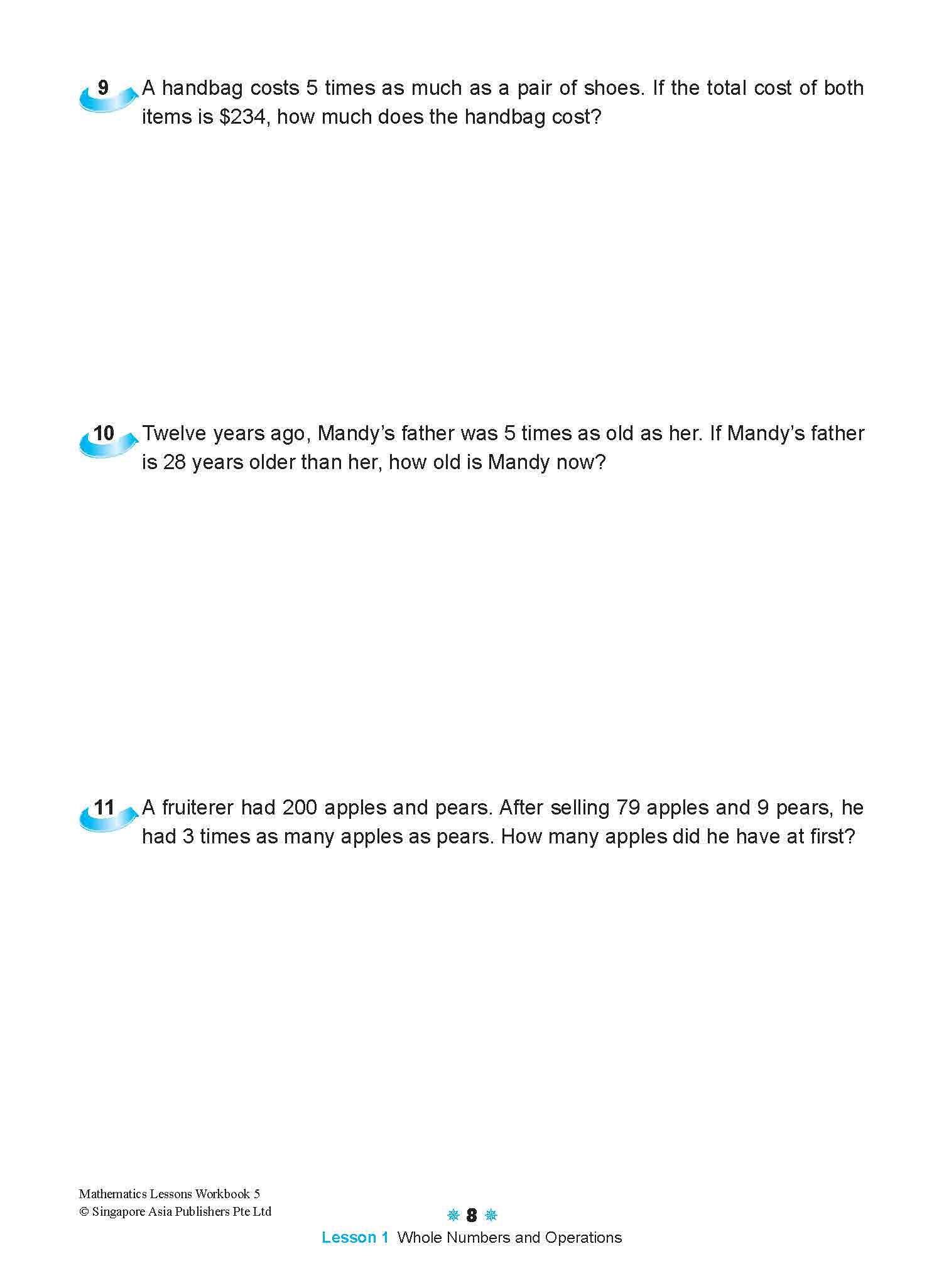 Mathematics Lessons Workbook 5