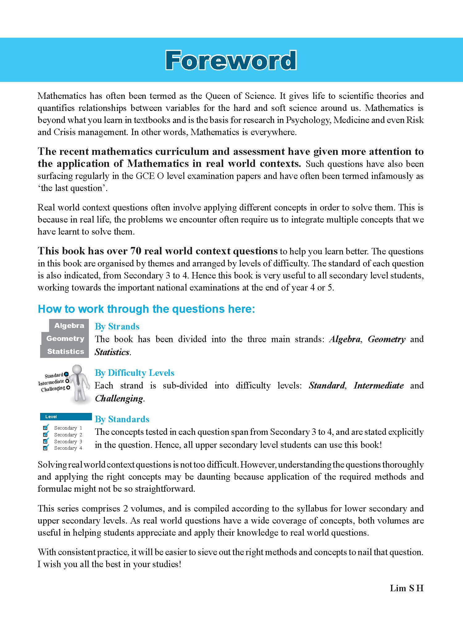 Mathematics Problem-Solving in Real World Contexts FOR UPPER SECONDARY LEVELS 3&4