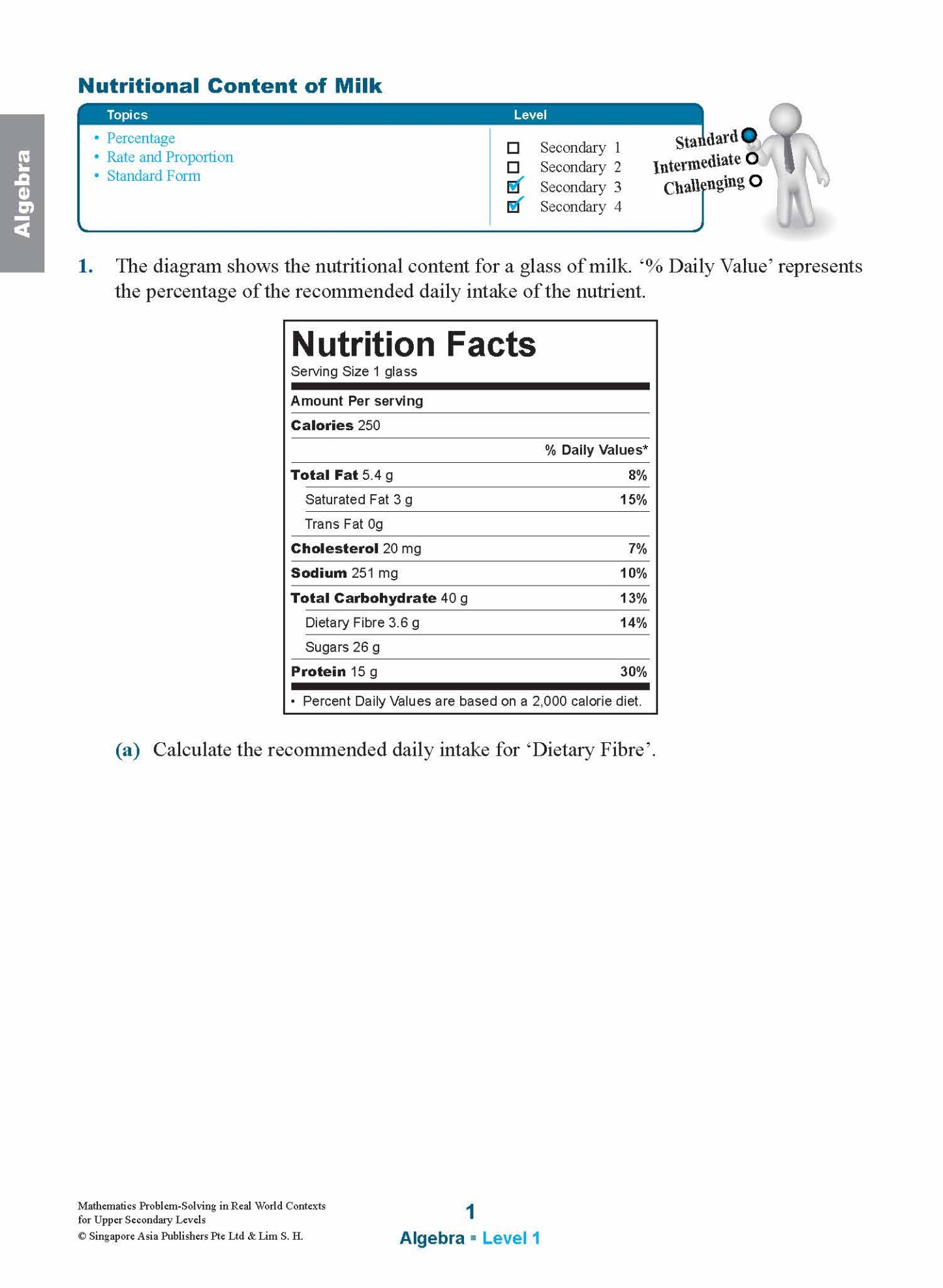 Mathematics Problem-Solving in Real World Contexts FOR UPPER SECONDARY LEVELS 3&4