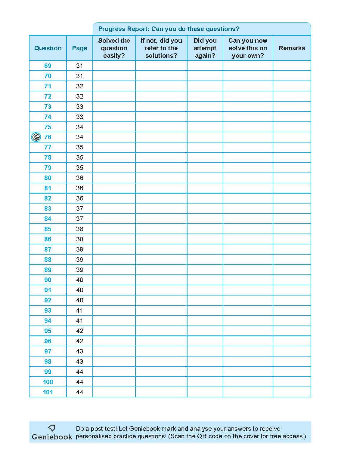 101 Mathematics Questions To Do Before The Exam + Real World Questions Secondary 3