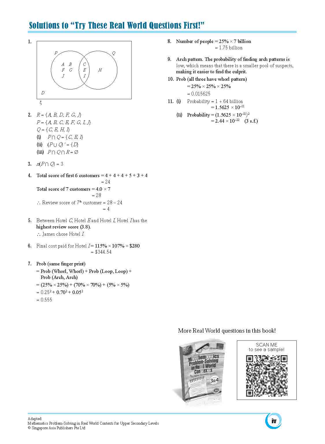 101 Mathematics Questions To Do Before The Exam + Real World Questions Secondary 4