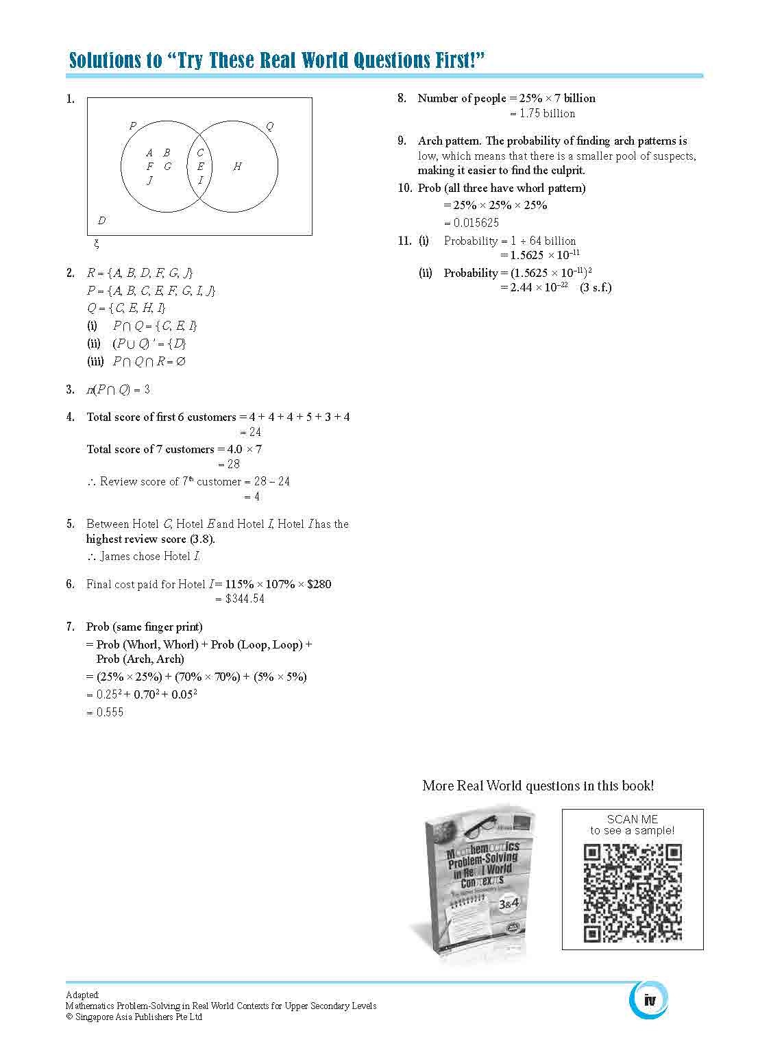 101 Mathematics Questions To Do Before The Exam + Real World Questions Secondary 4