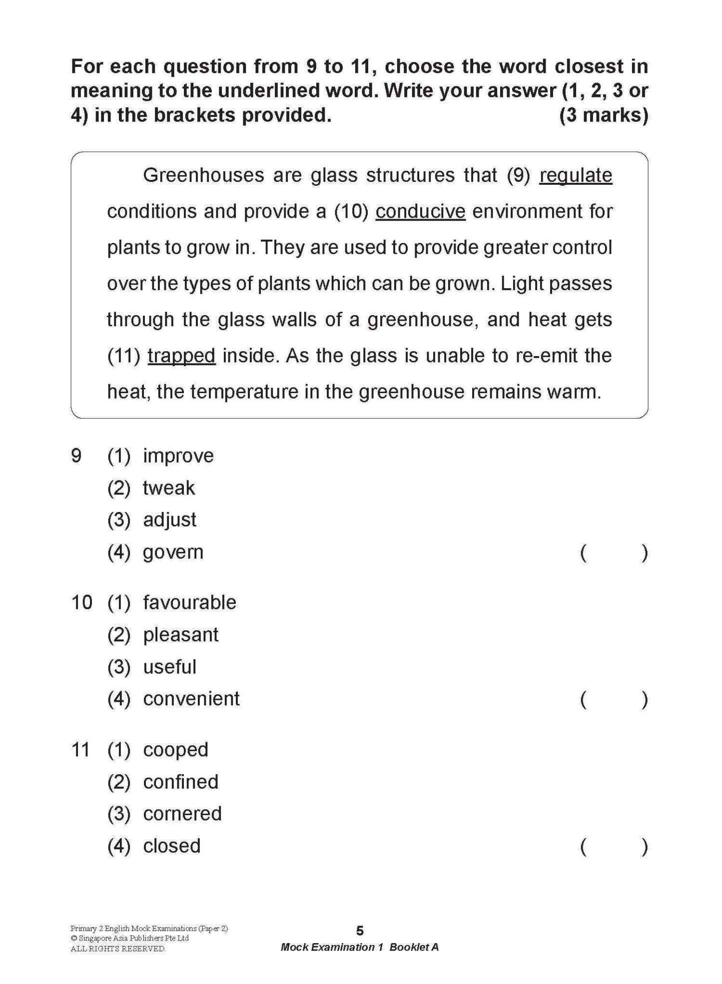 LEARNING+ Primary 2 English Mock Examinations
