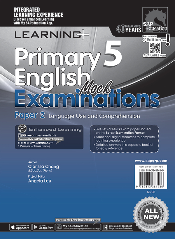 LEARNING+ Primary 5 English Mock Examinations
