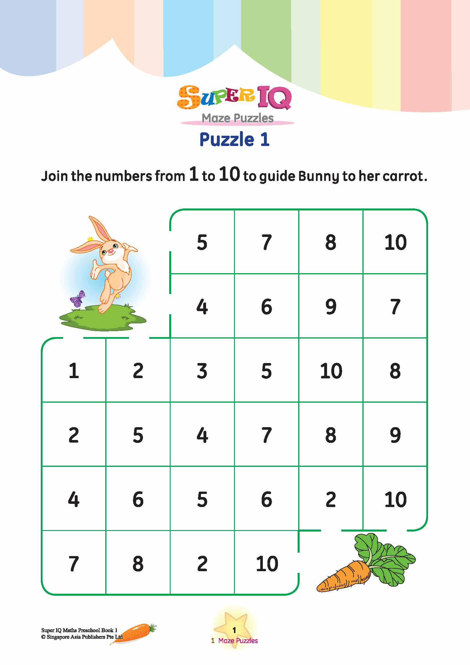 SUPER IQ Maths Level 1 (4-5 years)