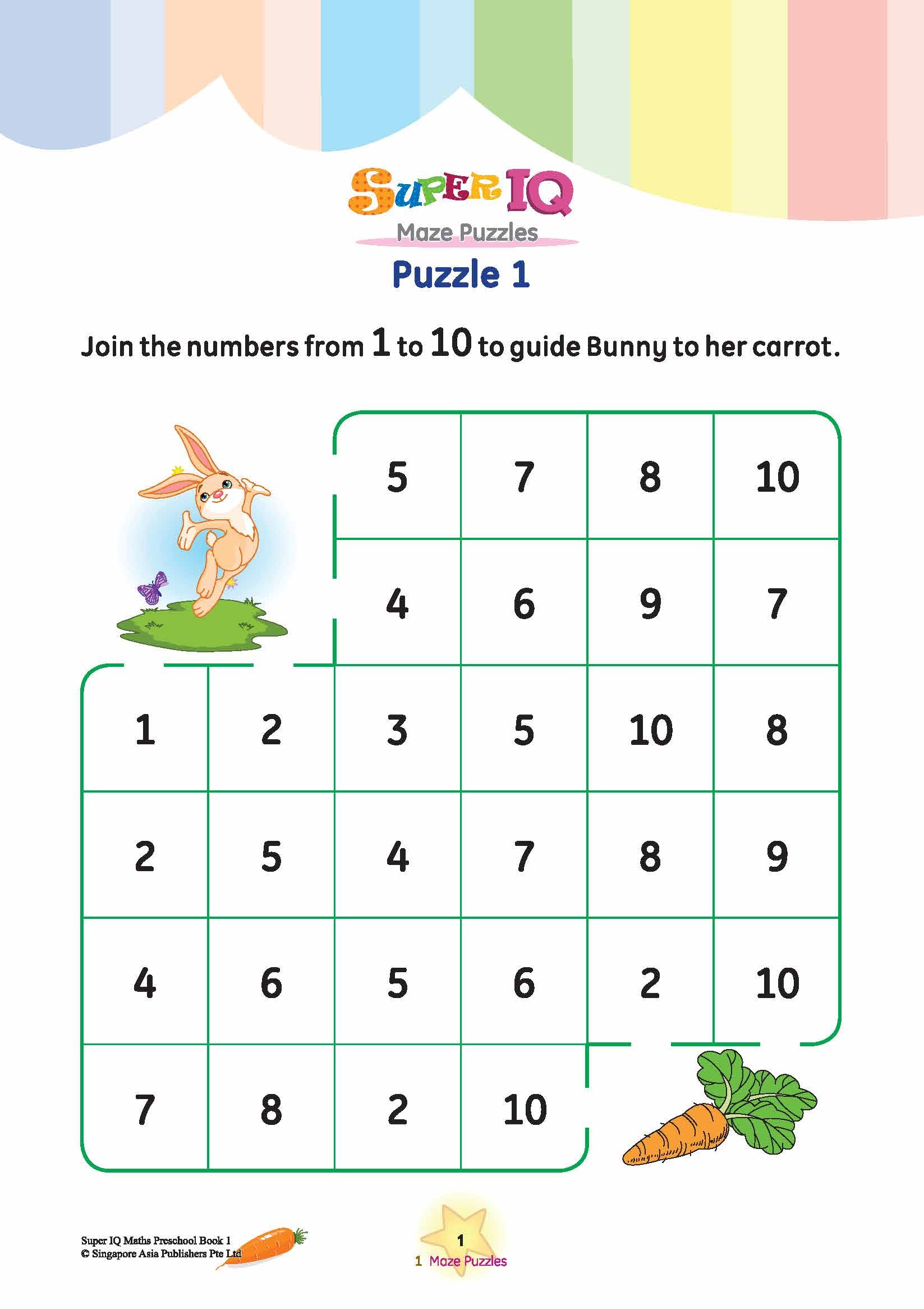 SUPER IQ Maths Level 1 (4-5 years)