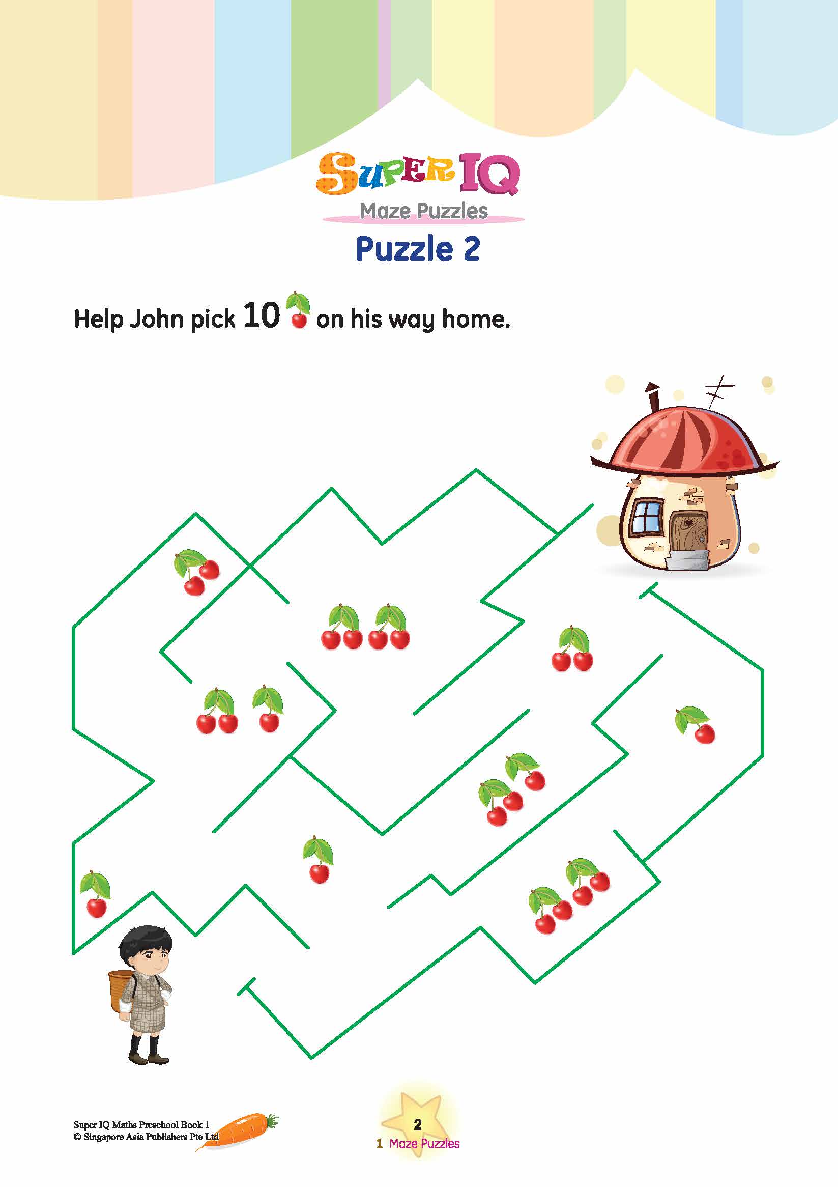 SUPER IQ Maths Level 1 (4-5 years)