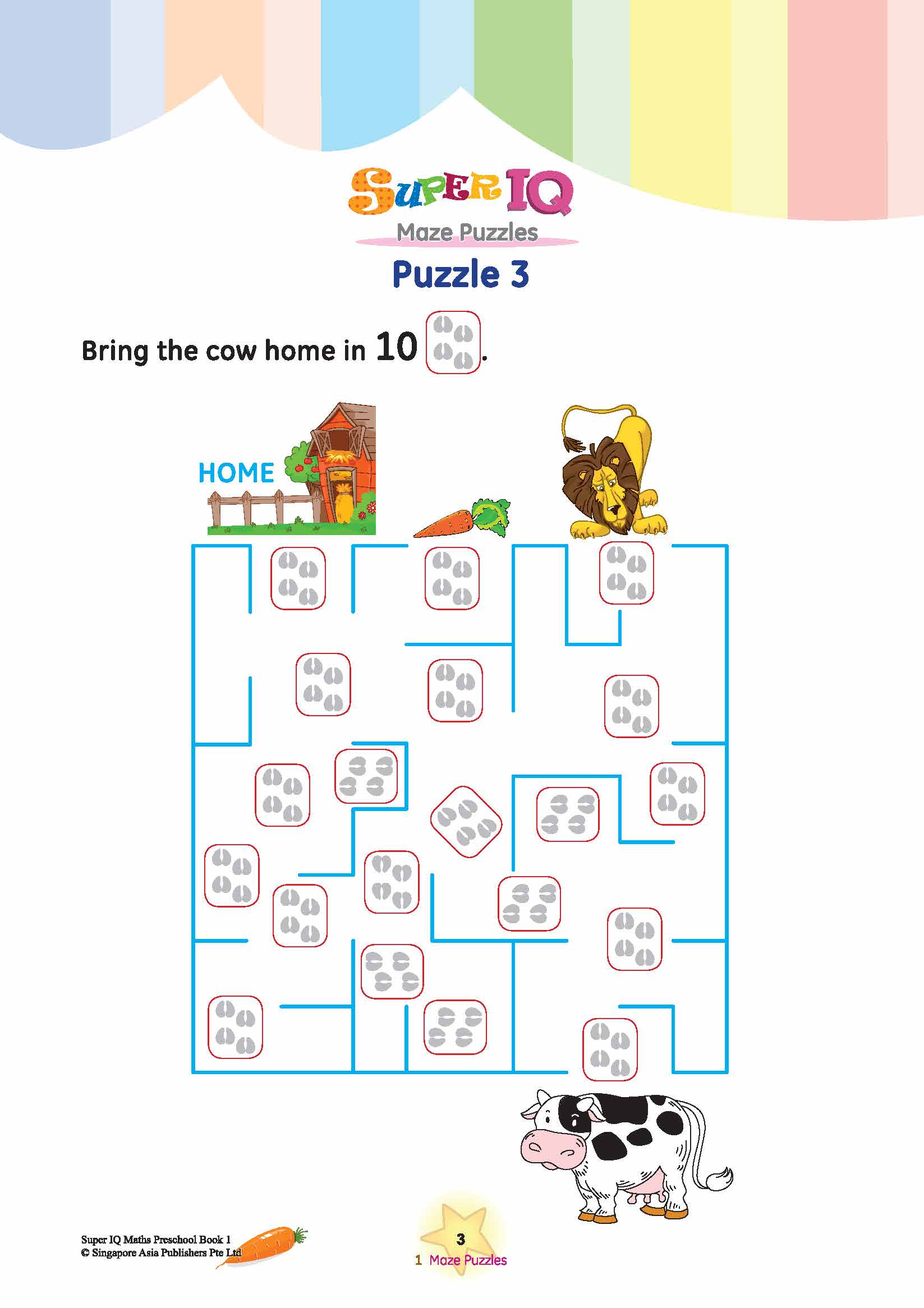 SUPER IQ Maths Level 1 (4-5 years)