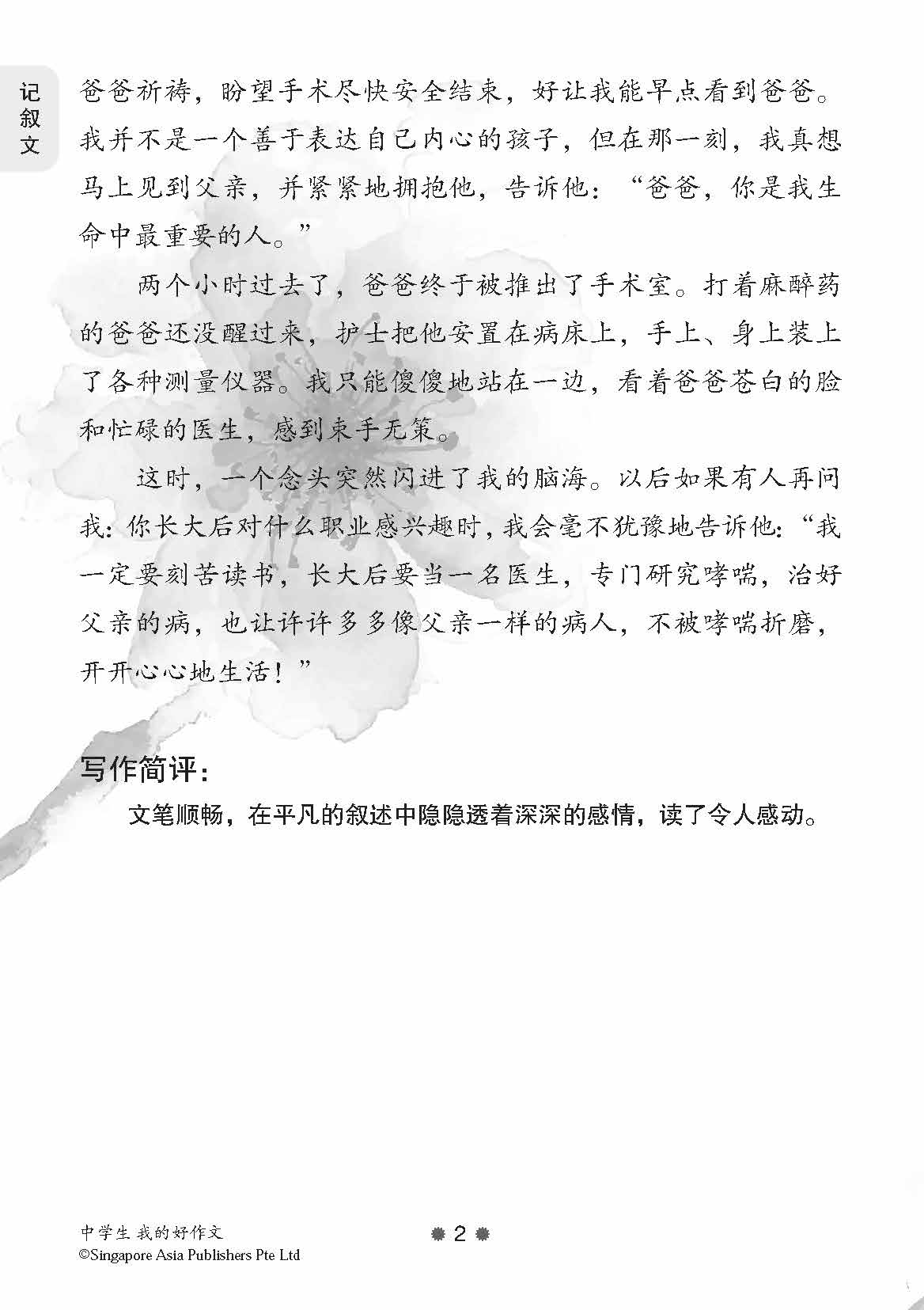 我的好作文 5 (My Literary Works For Secondary Levels)