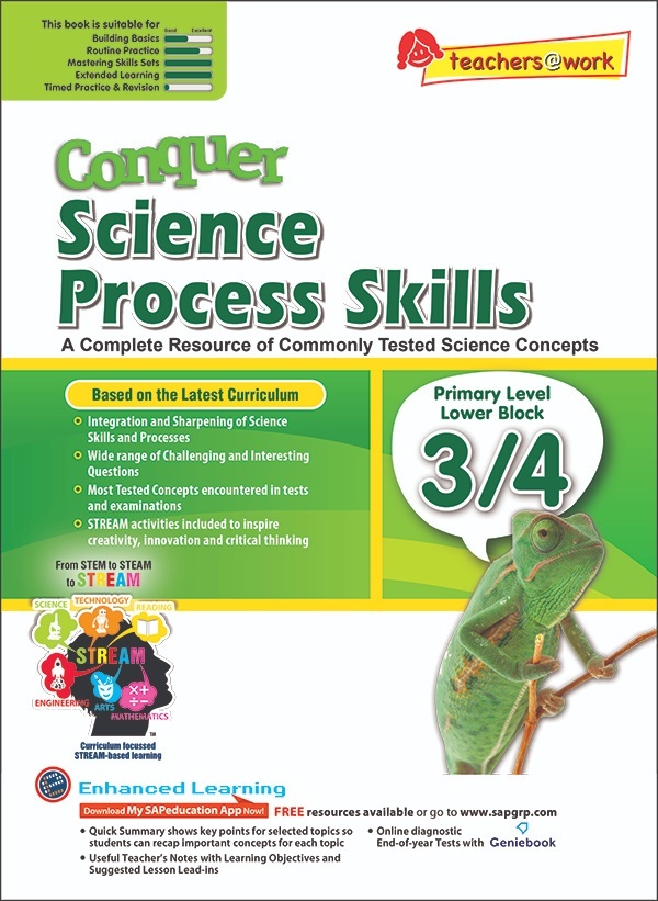 Conquer Science Process Skills Primary Level Lower Block 3/4